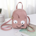 2022 New Corean Candy Color Kids Girls Mini Pink Book Bag for Travel Outdoor